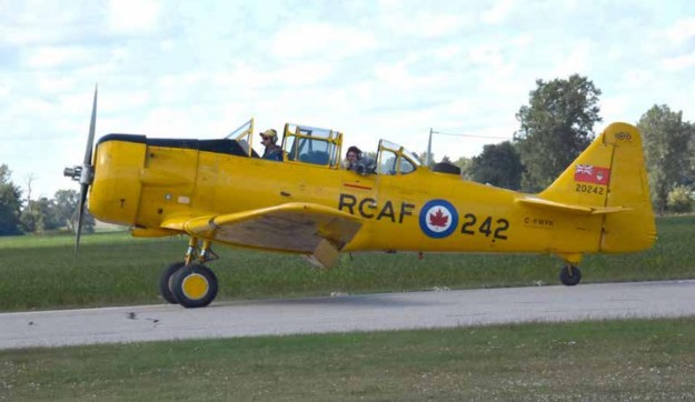 The Canadian Harvard Aircraft Association held an open house and fly day on July 5, celebrating its 40th anniversary.