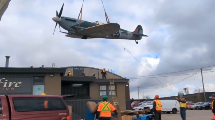 Kitchener's famed Spitfire Aircraft replica moving locations