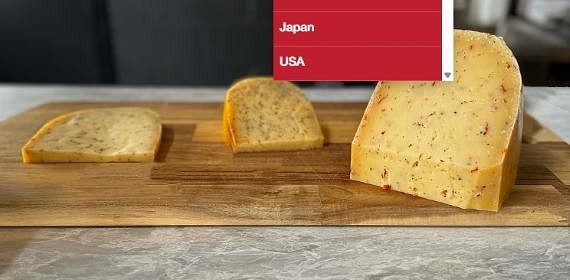 Dutch Cheese at New Galma Dairy & Creamery. Photo by Adam Waxman/DINE magazine