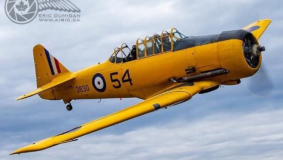 The Canadian Harvard Aircraft Association (CHAA) has just rolled out a freshly-rebuilt Harvard Mk.4 trainer following a lengthy restoration - Photo via Eric Dumigan