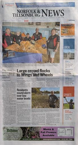 Norfolk & Tillsonburg-News 18 September 2025 cover