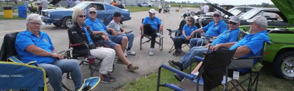 Members of the Tillsonburg Cruisers gathered at the Wings & Wheels Family Fun Day, Sept. 13 at the Tillsonburg Regional Airport. There were 543 officially registered ‘wheels’ at the event with an estimated 600-plus vintage, classic, and muscle vehicles in total.