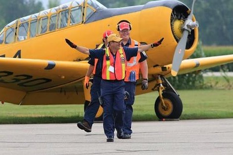 Volunteer with CHAA: Flight crew on runway
