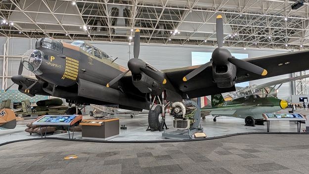"Winnie" the Avro Lancaster bomber featured at the Canada Aviation and Space Museum in Ottawa, photo Norm Jurgen