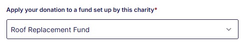 Choose Roof Replacement from Drop Down